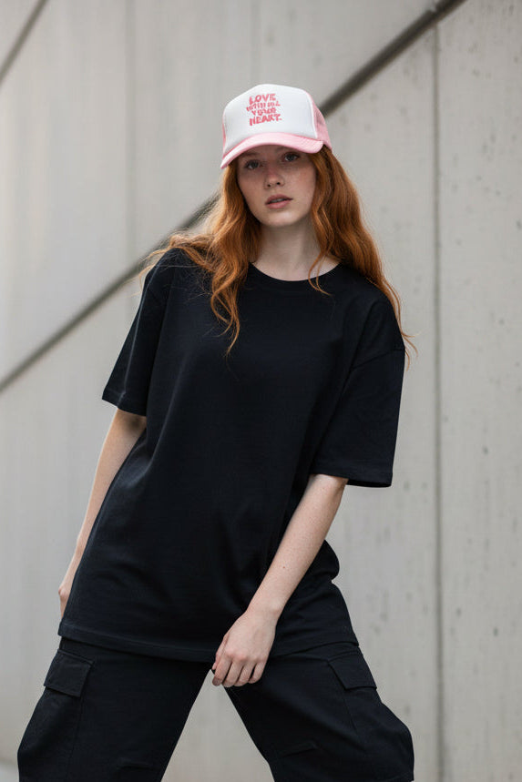 LOVE WITH YOUR HEART - Foam trucker hat